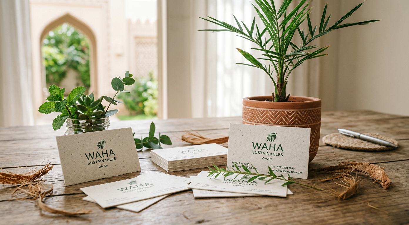 Sustainable Business Cards: Eco-Friendly Options in Oman