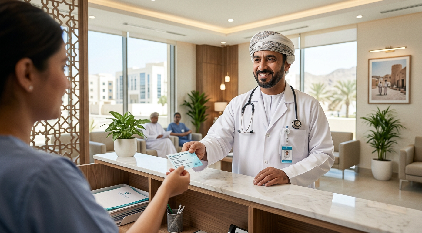 Business Cards for Healthcare Professionals in Oman