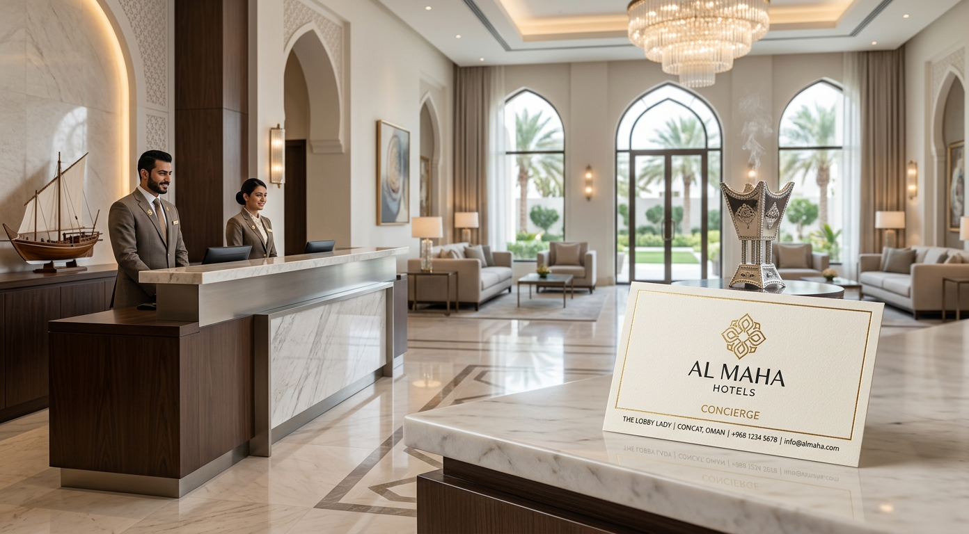Business Cards for Hotels and Tourism in Oman