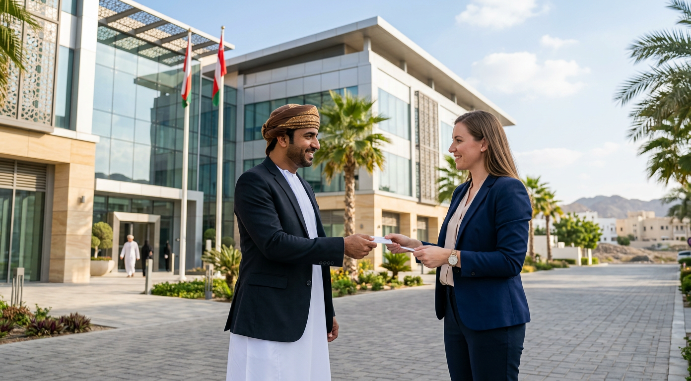 Business Cards for Real Estate Agents in Oman