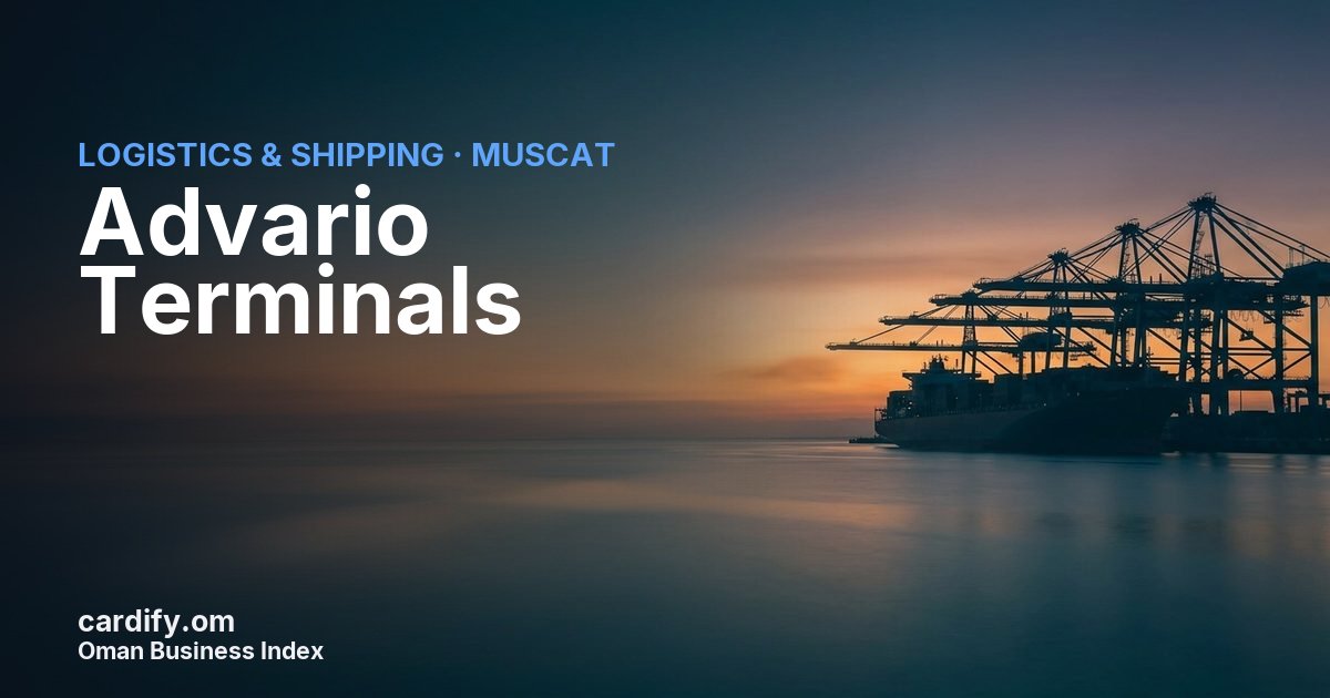 Advario Terminals LLC, Logistics & Shipping in Muscat, Oman