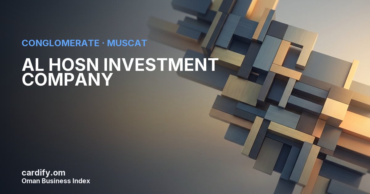 AL HOSN INVESTMENT COMPANY, Conglomerate in Muscat, Oman