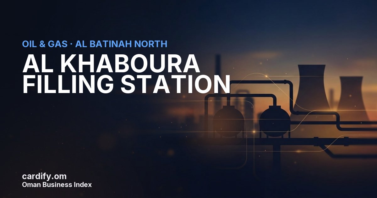 AL KHABOURA FILLING STATION, Oil & Gas in Al Batinah North, Oman