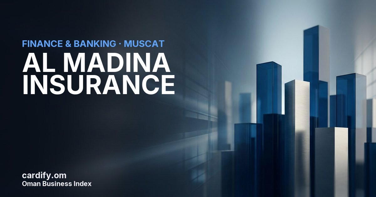AL MADINA INSURANCE SAOG, Finance & Banking in Muscat, Oman
