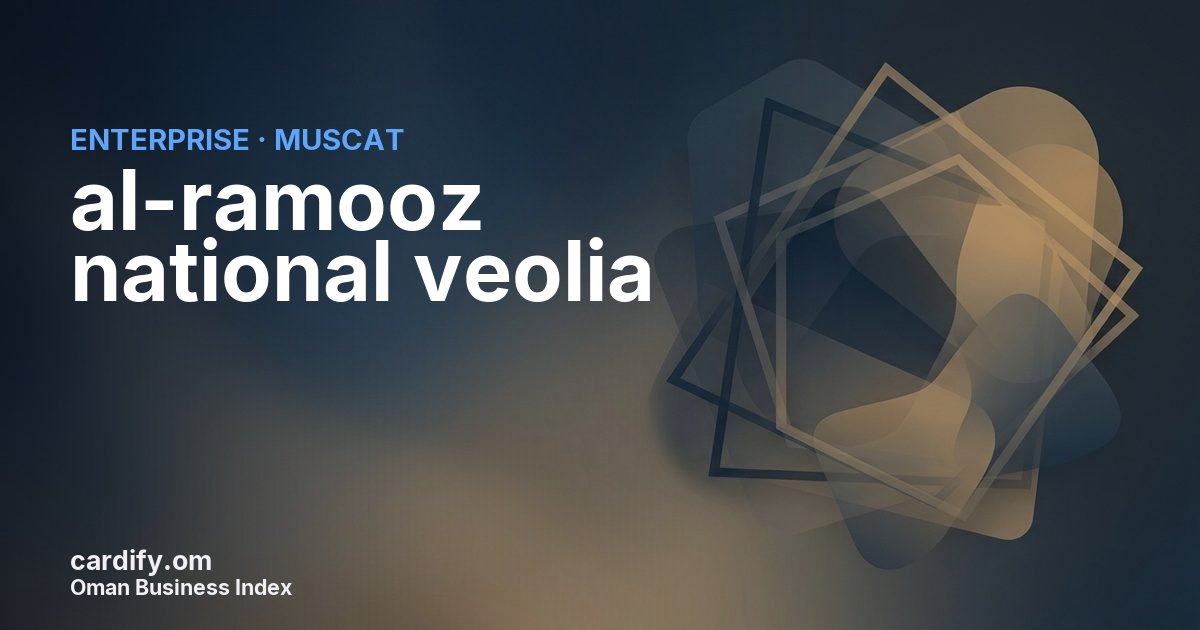 al-ramooz national veolia, Other in Muscat, Oman