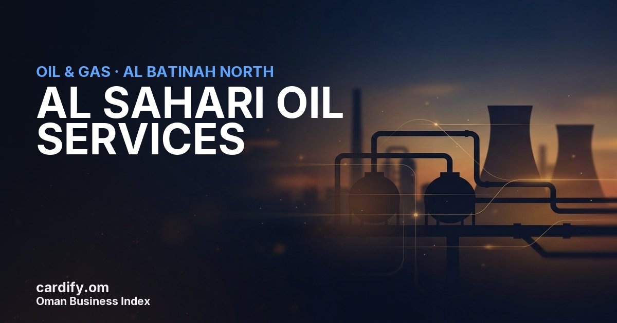 AL SAHARI OIL SERVICES SAOC, Oil & Gas in Al Batinah North, Oman