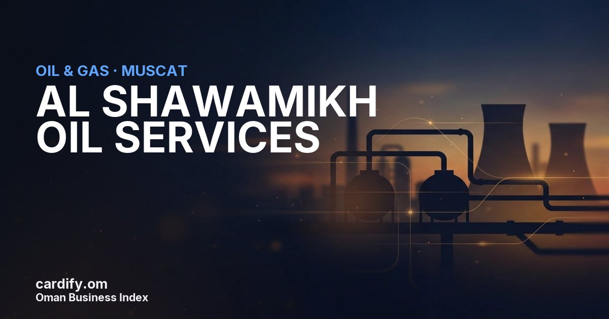 AL SHAWAMIKH OIL SERVICES SAOC, Oil & Gas in Muscat, Oman
