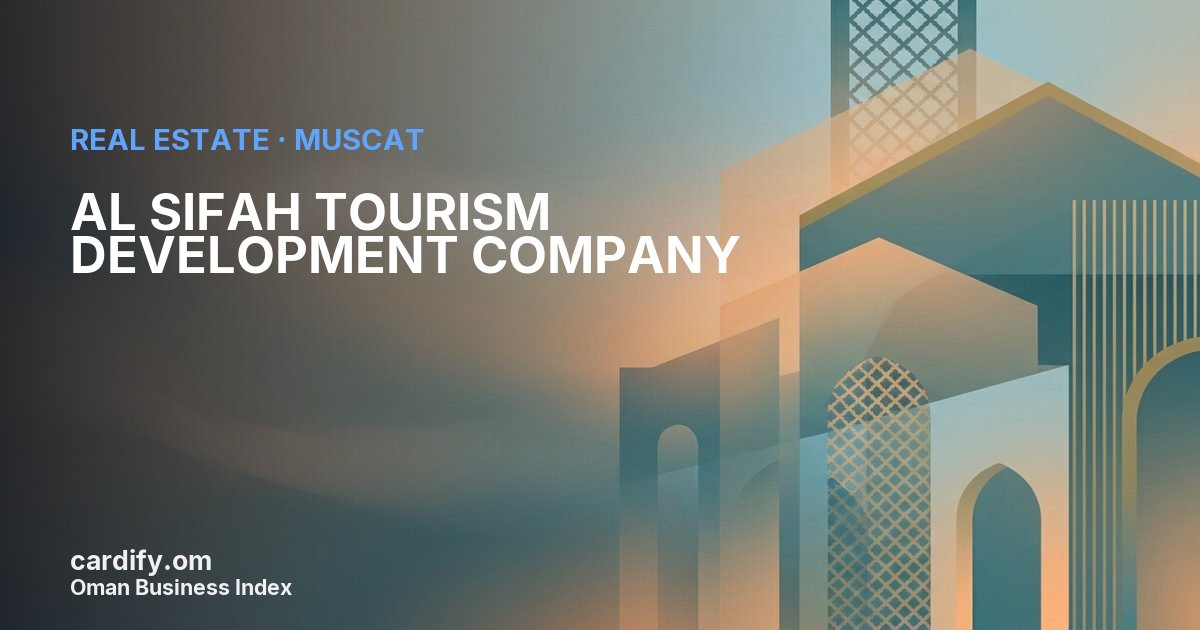 AL SIFAH TOURISM DEVELOPMENT COMPANY SAOC, Real Estate in Muscat, Oman