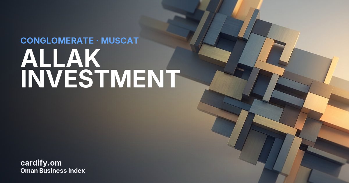 ALLAK INVESTMENT SPC, Conglomerate in Muscat, Oman