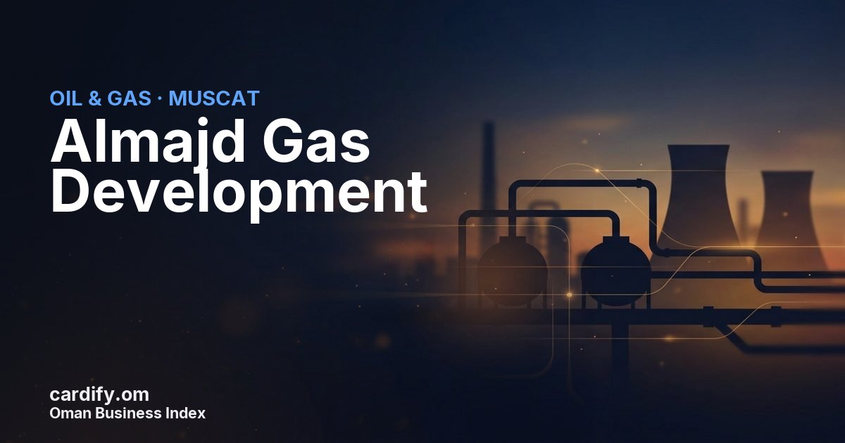 Almajd Gas Development, Oil & Gas in Muscat, Oman