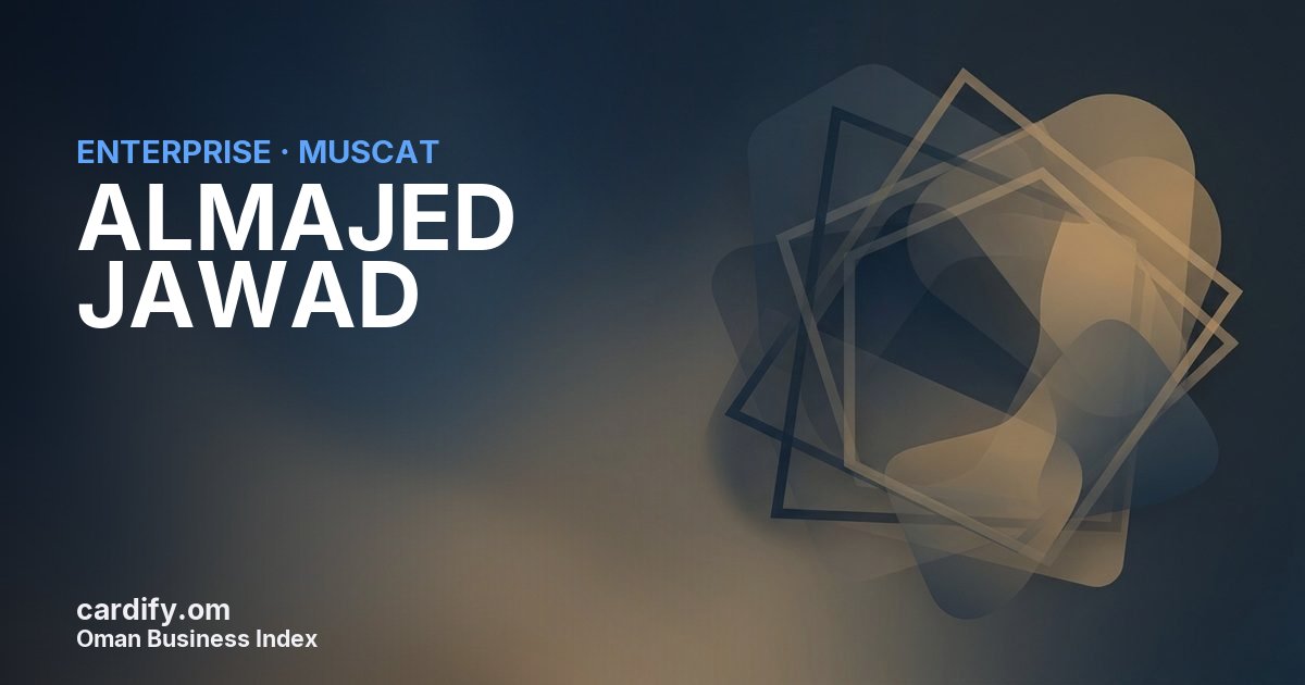 ALMAJED JAWAD (AMJAD), Other in Muscat, Oman