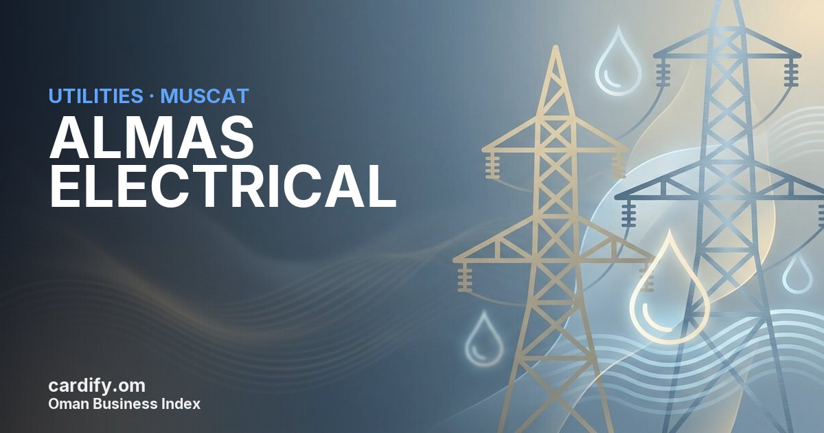 ALMAS ELECTRICAL LLC, Utilities in Muscat, Oman