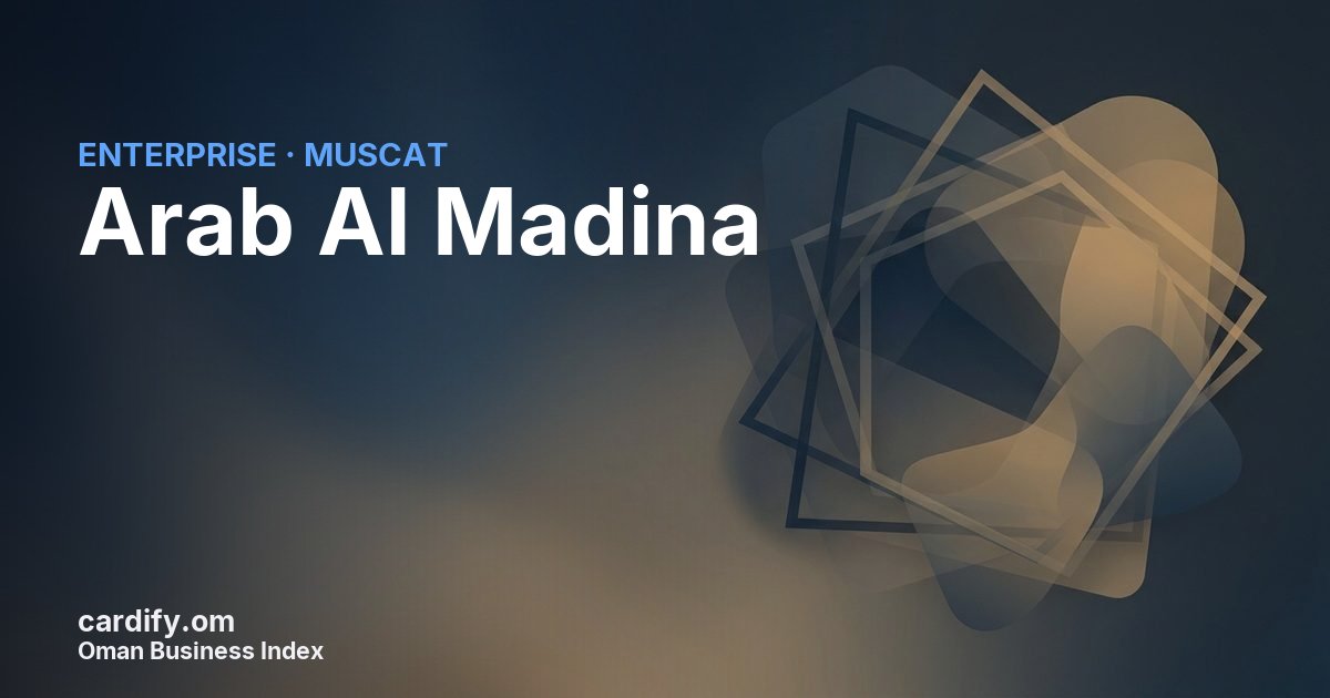 Arab Al Madina, Other in Muscat, Oman