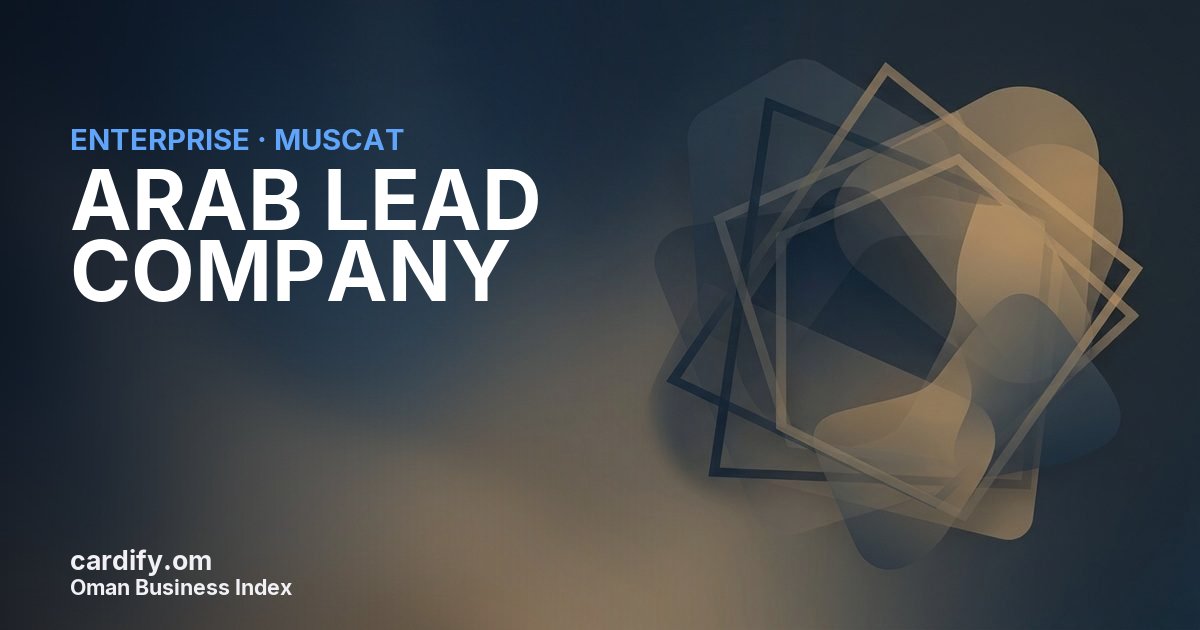 ARAB LEAD COMPANY LLC, Other in Muscat, Oman