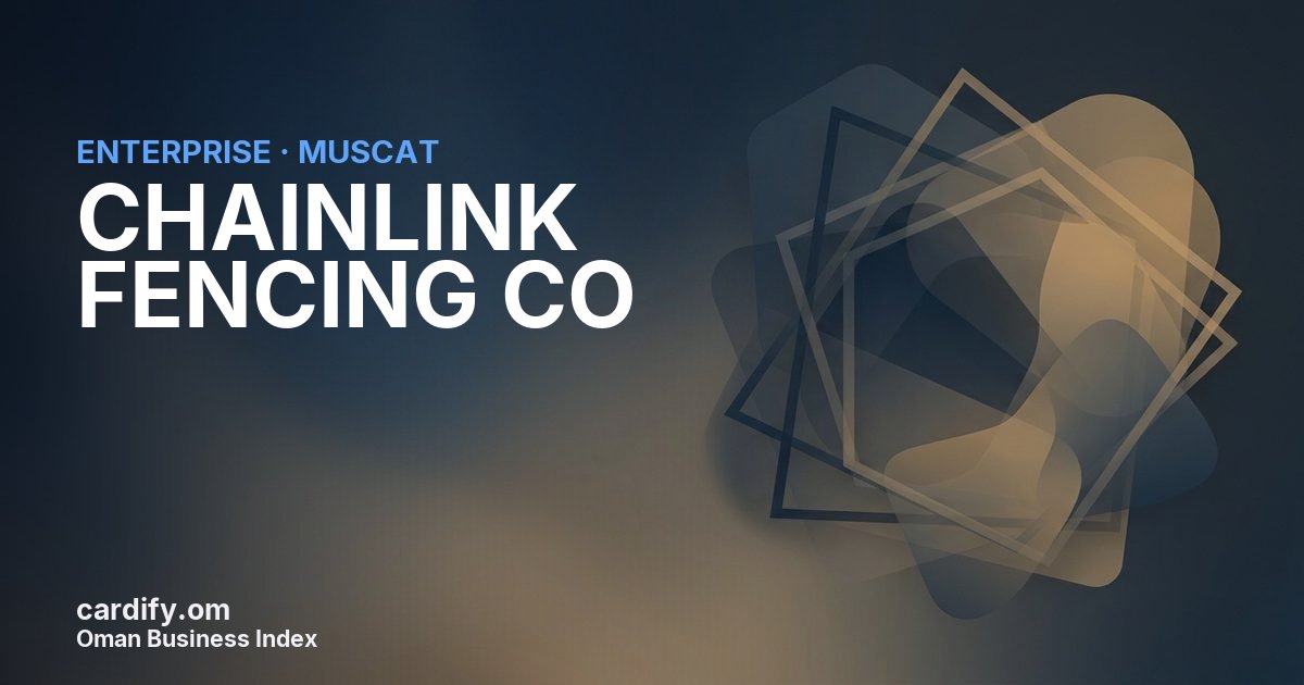 CHAINLINK FENCING CO L.L.C, Other in Muscat, Oman