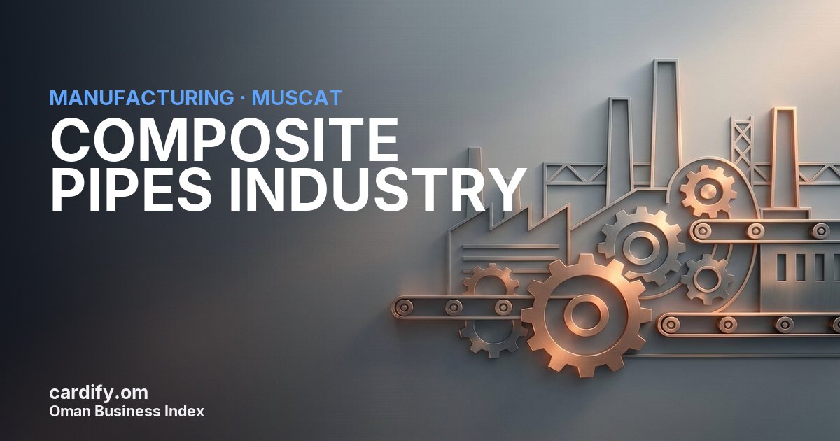 COMPOSITE PIPES INDUSTRY L.L.C, Manufacturing in Muscat, Oman