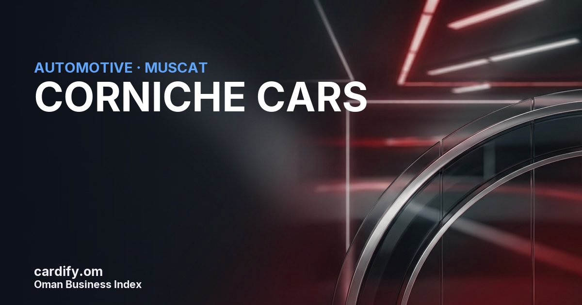CORNICHE CARS LLC, Automotive in Muscat, Oman