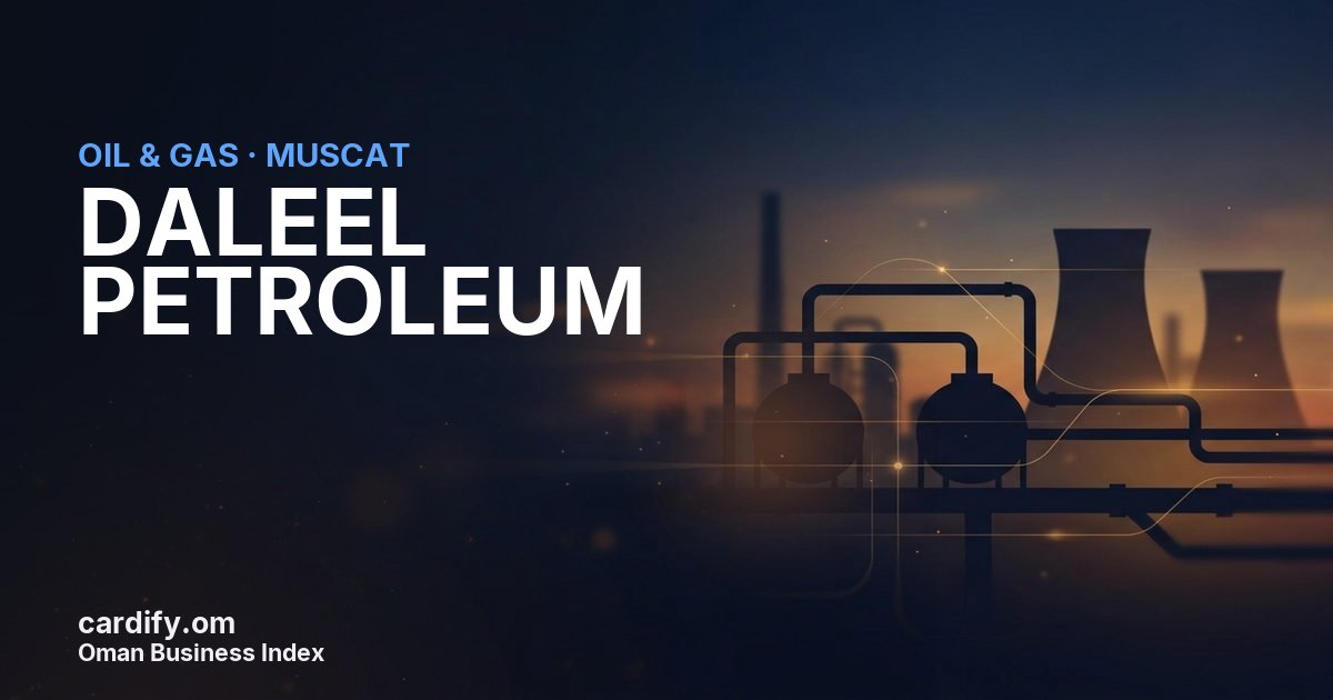 DALEEL PETROLEUM L.L.C, Oil & Gas in Muscat, Oman