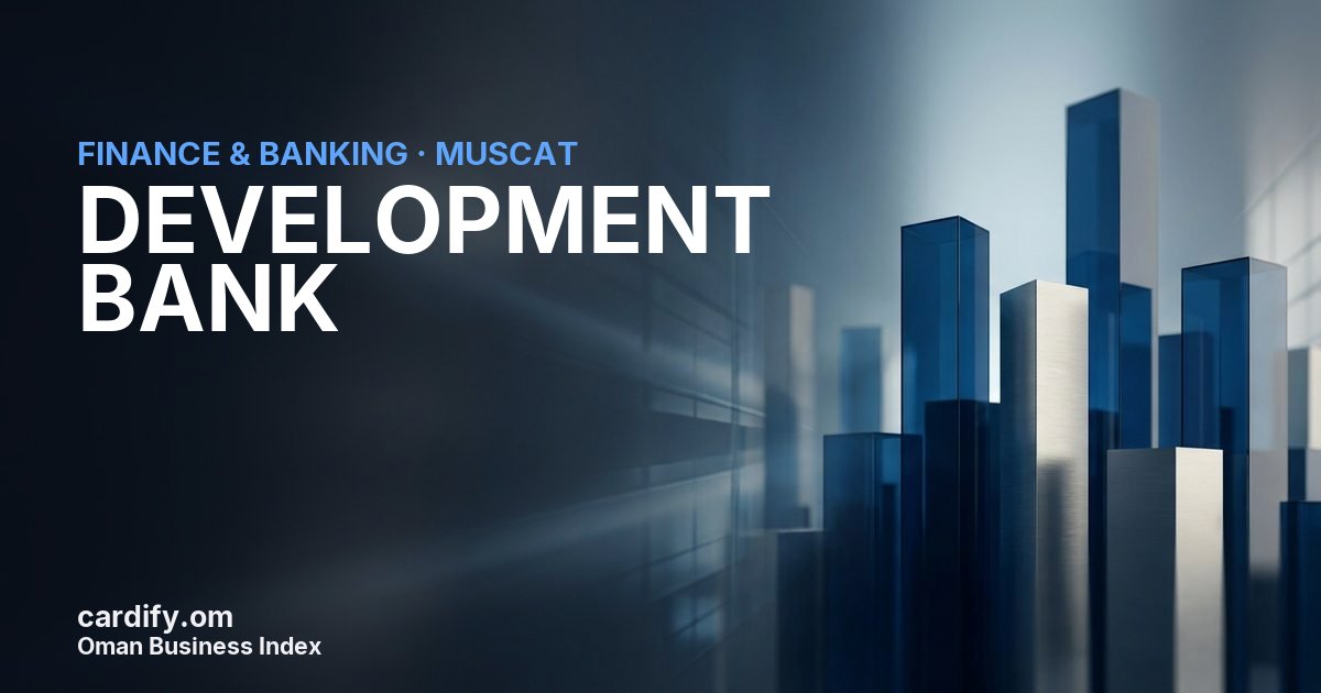 DEVELOPMENT BANK  SAOC, Finance & Banking in Muscat, Oman
