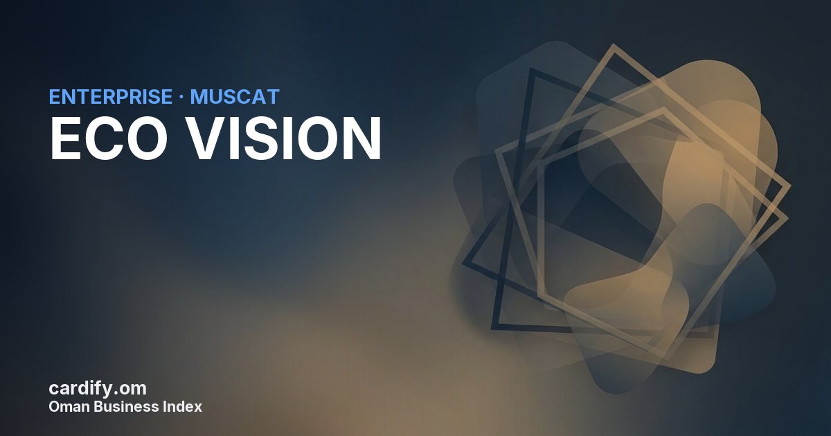 ECO VISION, Other in Muscat, Oman