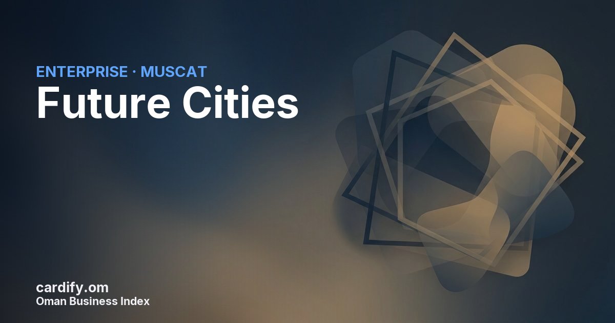Future Cities, Other in Muscat, Oman