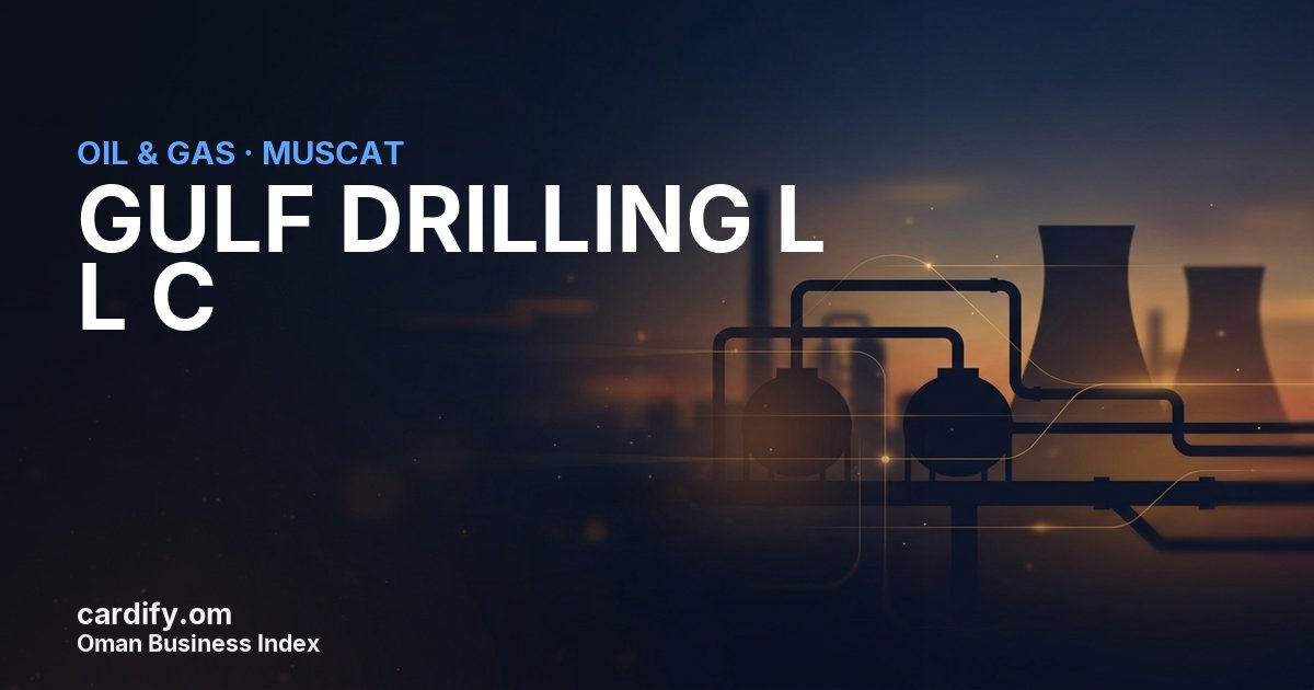 GULF DRILLING L L C, Oil & Gas in Muscat, Oman