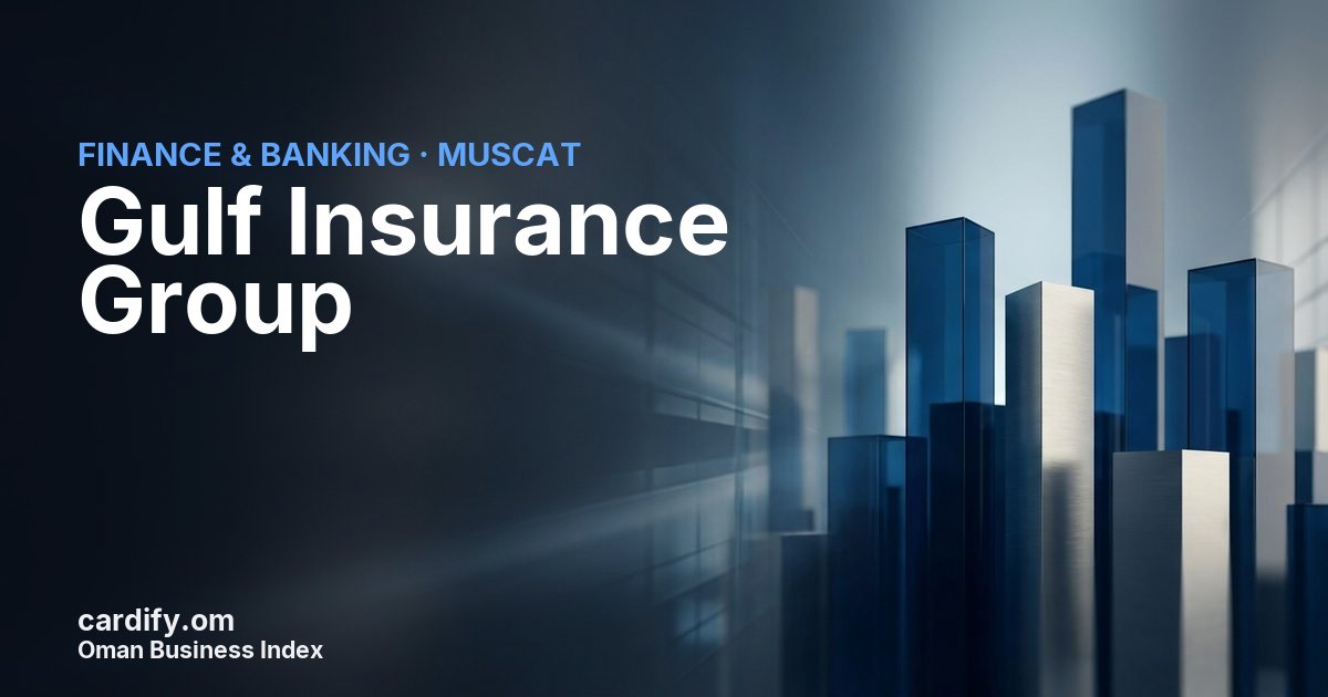Gulf Insurance Group (Gulf) B.S.C Closed (Oman Branch), Finance & Banking in Muscat, Oman