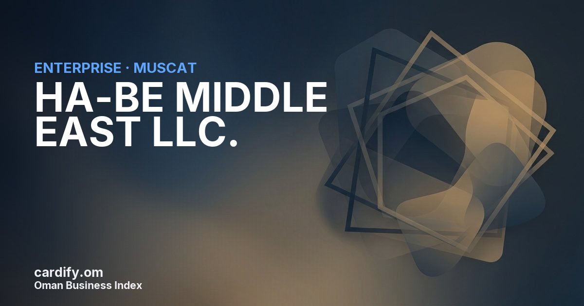 HA-BE MIDDLE EAST LLC., Other in Muscat, Oman