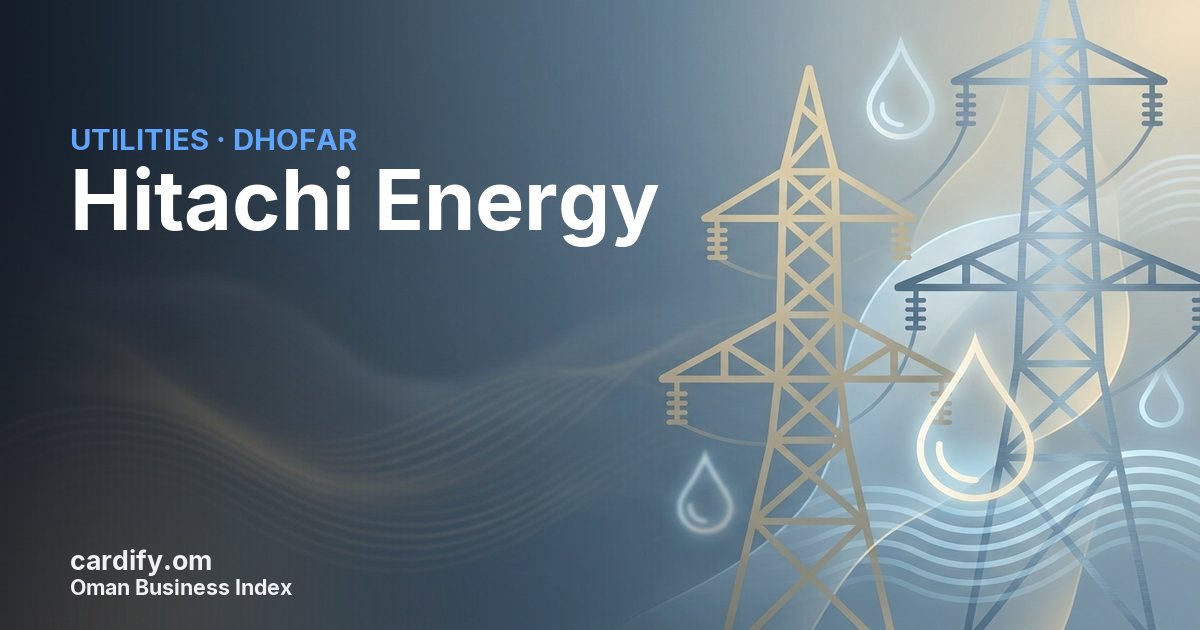 Hitachi Energy LLC, Utilities in Dhofar, Oman