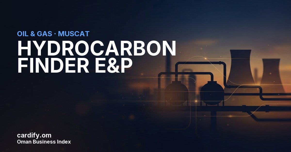 HYDROCARBON FINDER E&P LLC, Oil & Gas in Muscat, Oman