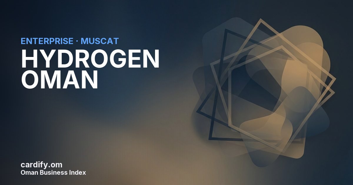 HYDROGEN OMAN SPC, Other in Muscat, Oman