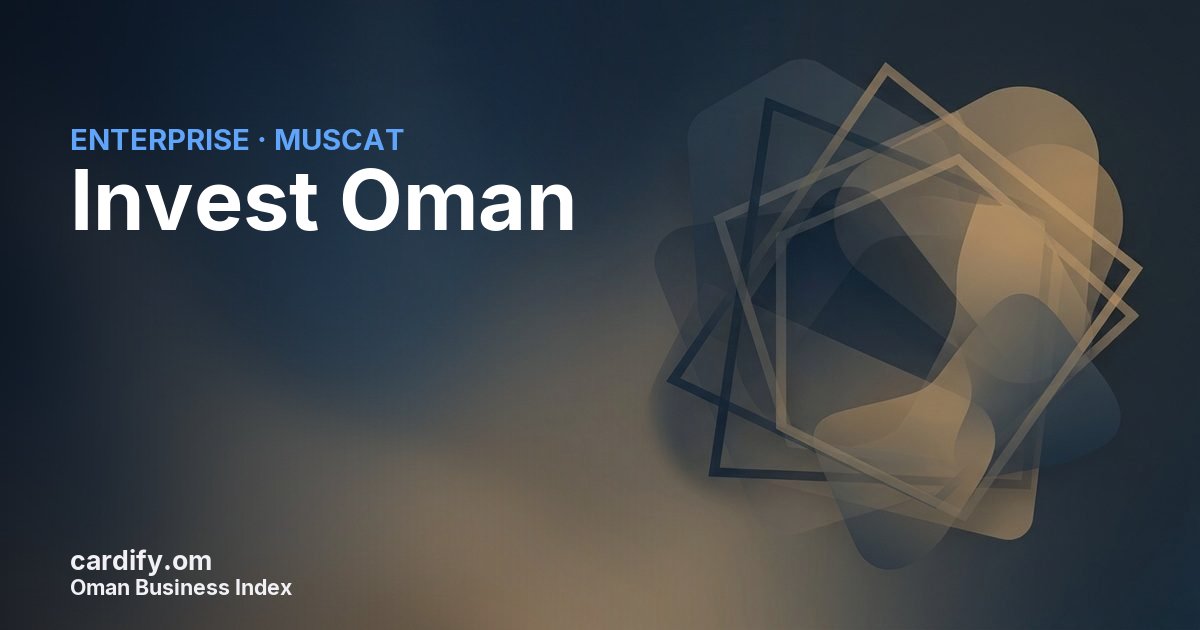 Invest Oman, Other in Muscat, Oman