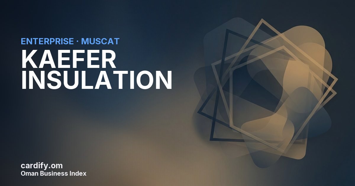 KAEFER INSULATION L.L.C., Other in Muscat, Oman