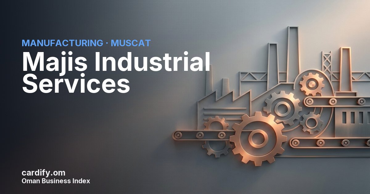 Majis Industrial Services S.A.O.C, Manufacturing in Muscat, Oman