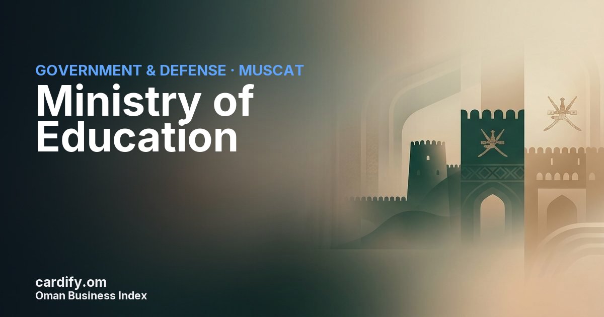 Ministry of Education, Government & Defense in Muscat, Oman
