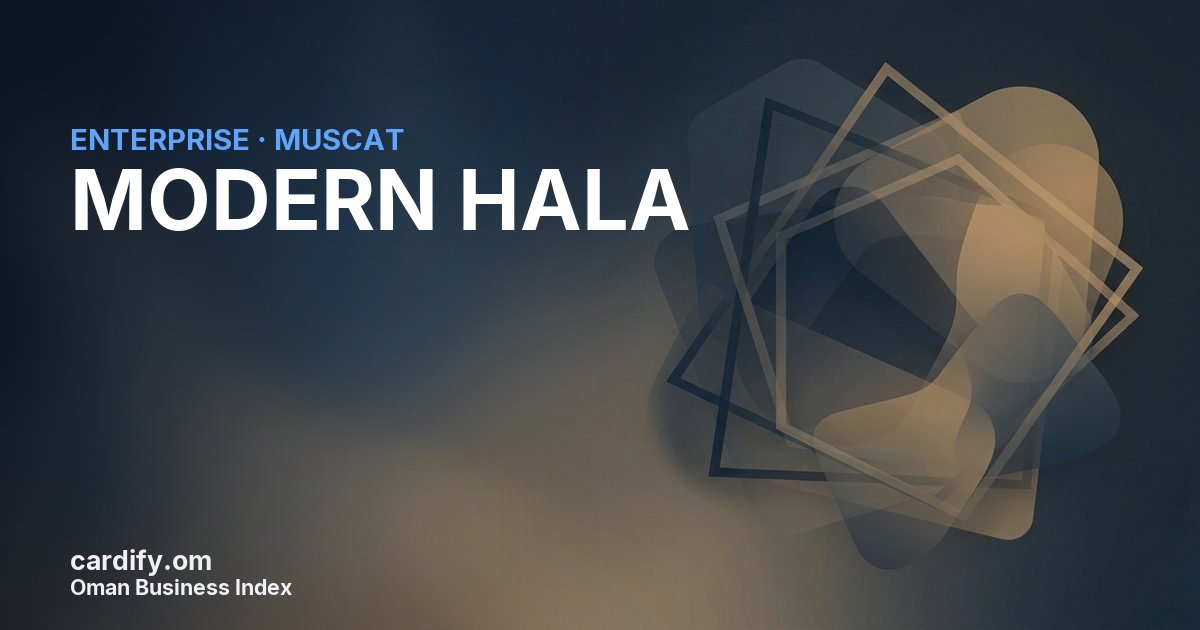 MODERN HALA L.L.C., Other in Muscat, Oman