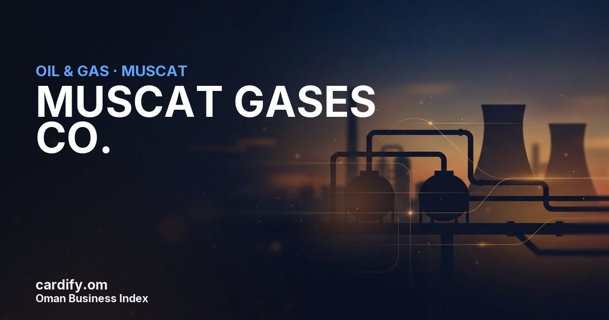 MUSCAT GASES CO. SAOG, Oil & Gas in Muscat, Oman