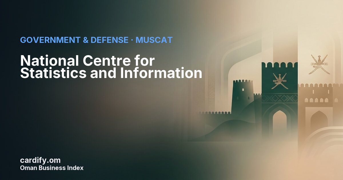 National Centre for Statistics and Information, Government & Defense in Muscat, Oman