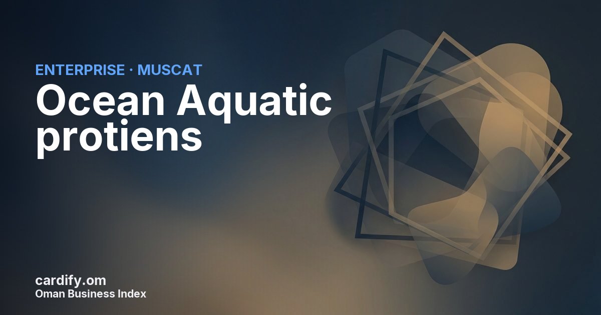 Ocean Aquatic protiens, Other in Muscat, Oman