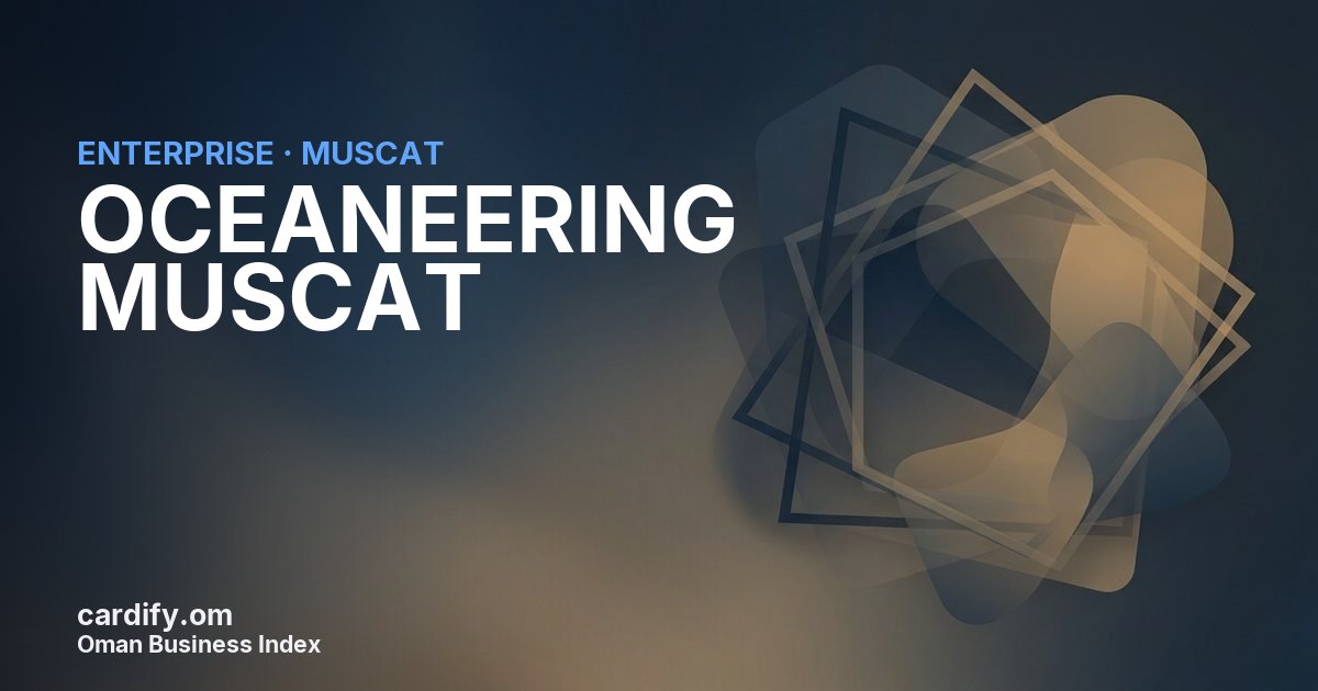 OCEANEERING MUSCAT LLC, Other in Muscat, Oman