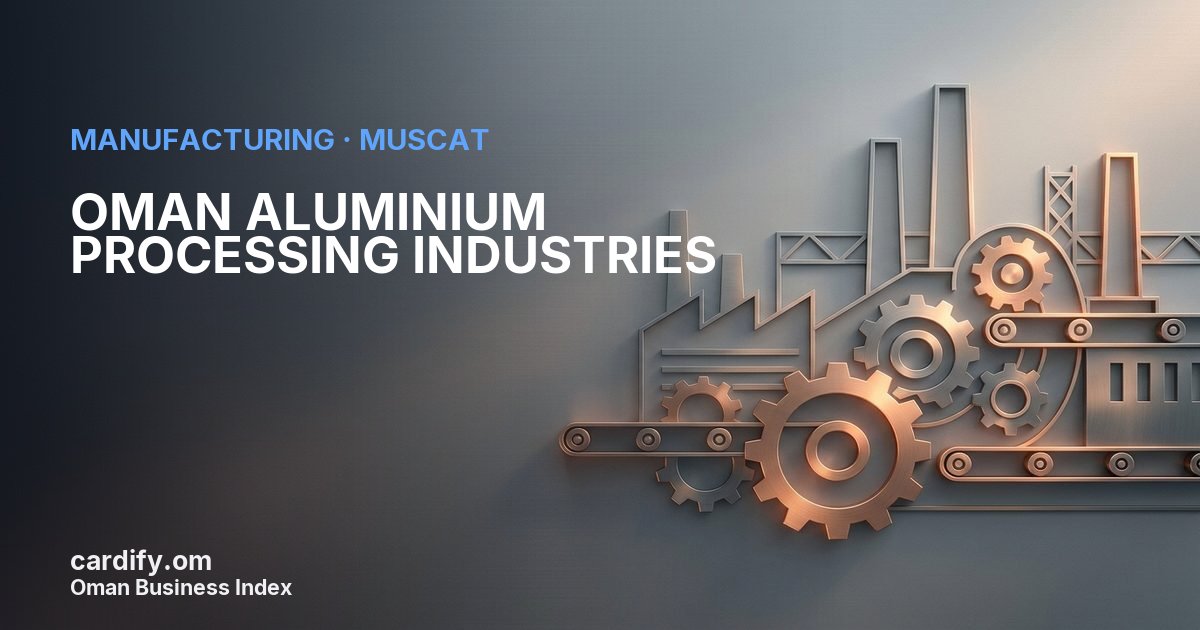 OMAN ALUMINIUM PROCESSING INDUSTRIES SPC, Manufacturing in Muscat, Oman