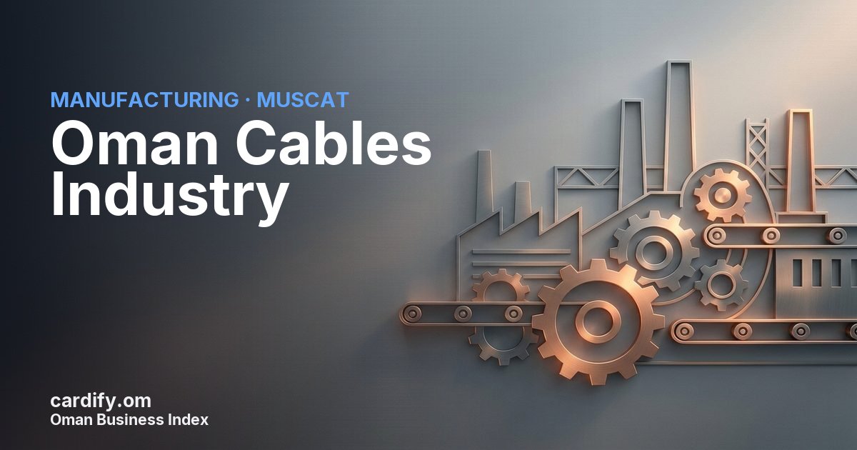 Oman Cables Industry SAOG, Manufacturing in Muscat, Oman