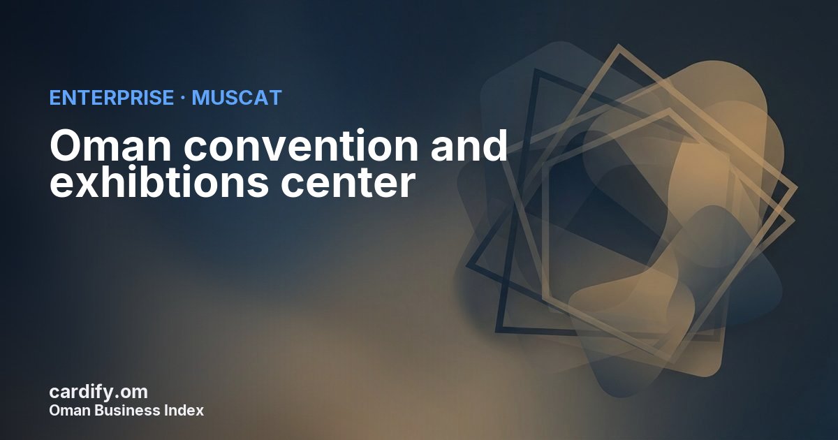 Oman convention and exhibtions center, Other in Muscat, Oman