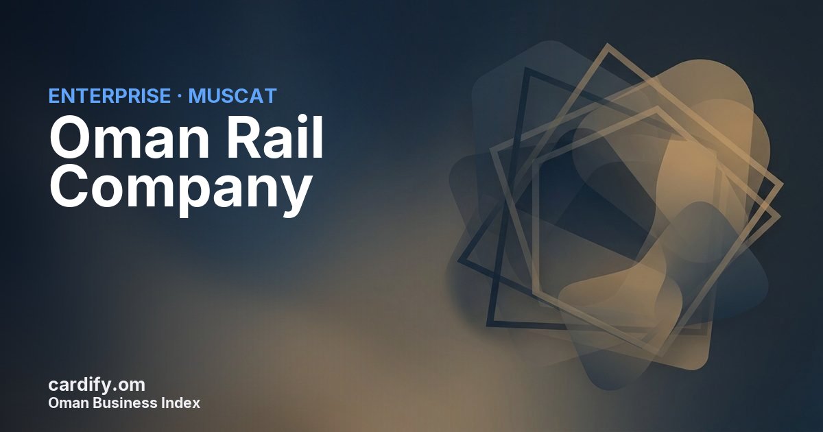 Oman Rail Company LLC, Other in Muscat, Oman