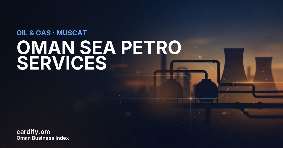 OMAN SEA PETRO SERVICES L.L.C., Oil & Gas in Muscat, Oman