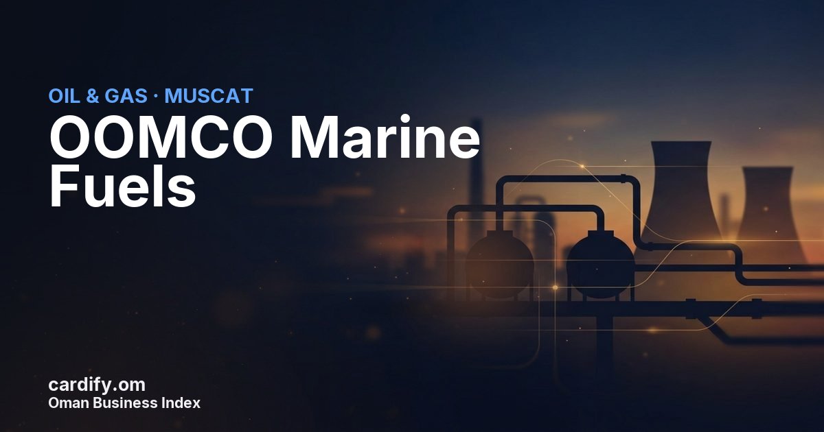 OOMCO Marine Fuels SPC, Oil & Gas in Muscat, Oman