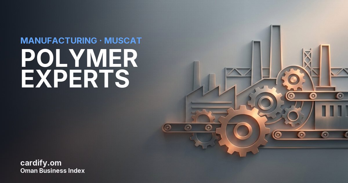 POLYMER EXPERTS LLC, Manufacturing in Muscat, Oman