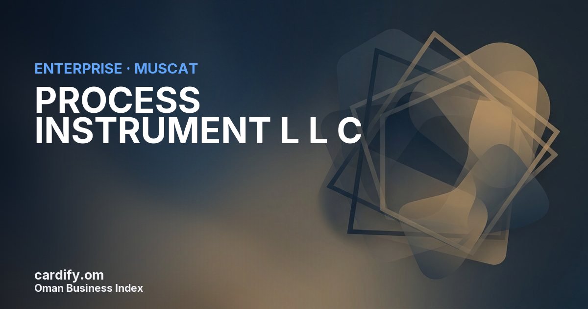 PROCESS INSTRUMENT L L C, Other in Muscat, Oman