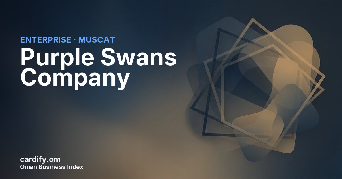 Purple Swans Company, Other in Muscat, Oman
