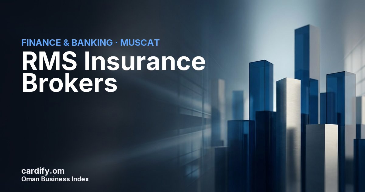 RMS Insurance Brokers LLC, Finance & Banking in Muscat, Oman